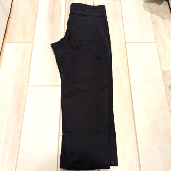 Athleta Joggers Crop black S Zip pockets Pants - Picture 8 of 10